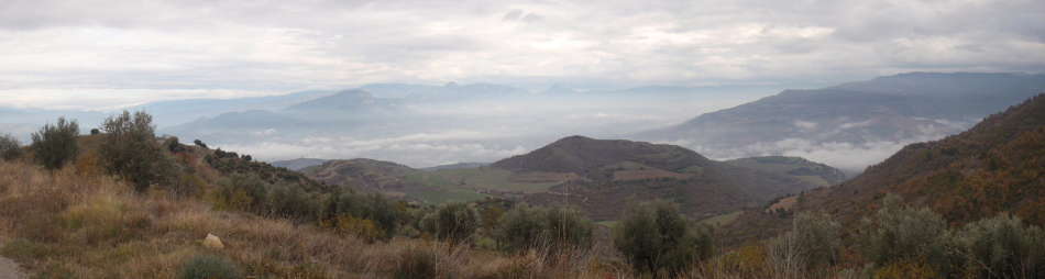 Fototgrafía tomada des del camino del Castillo de Guardia