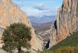 Fotografia del Congost de Mont-rebei des de la Pertusa